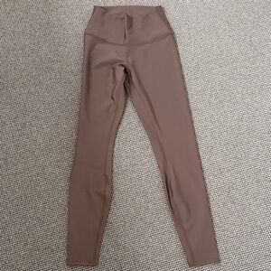 ALO Yoga Brown High-Waisted 7/8 Leggings